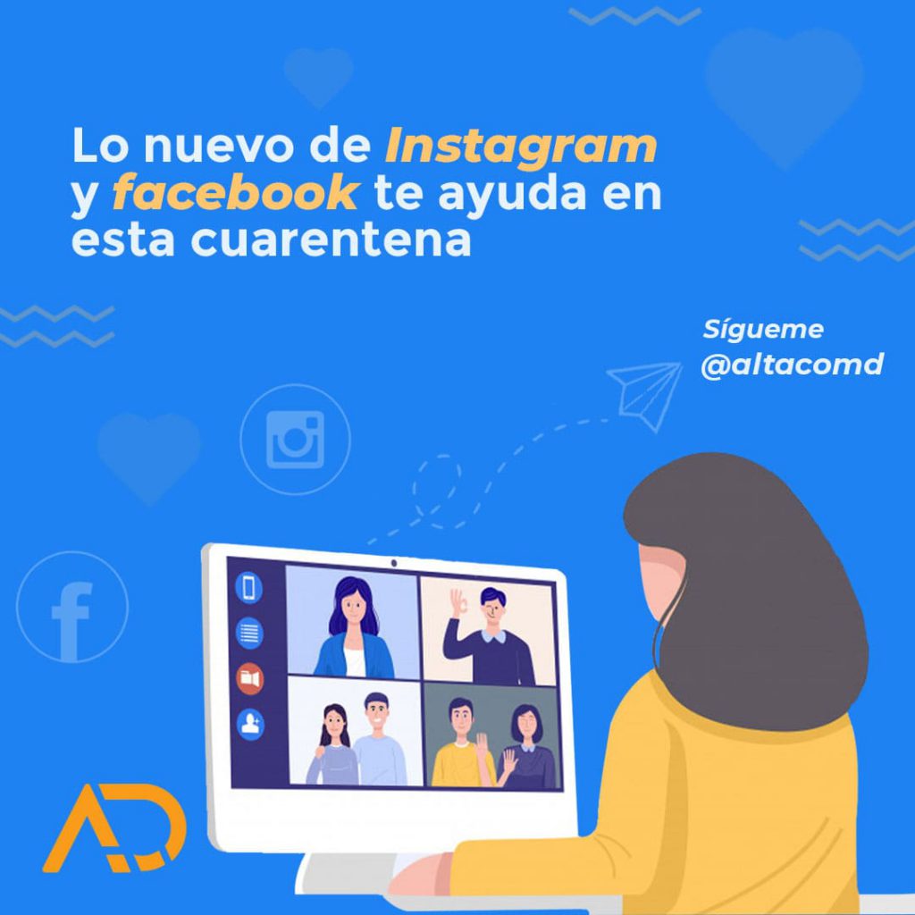 Lo nuevo de instagram y facebook te ayuda en la cuarentena