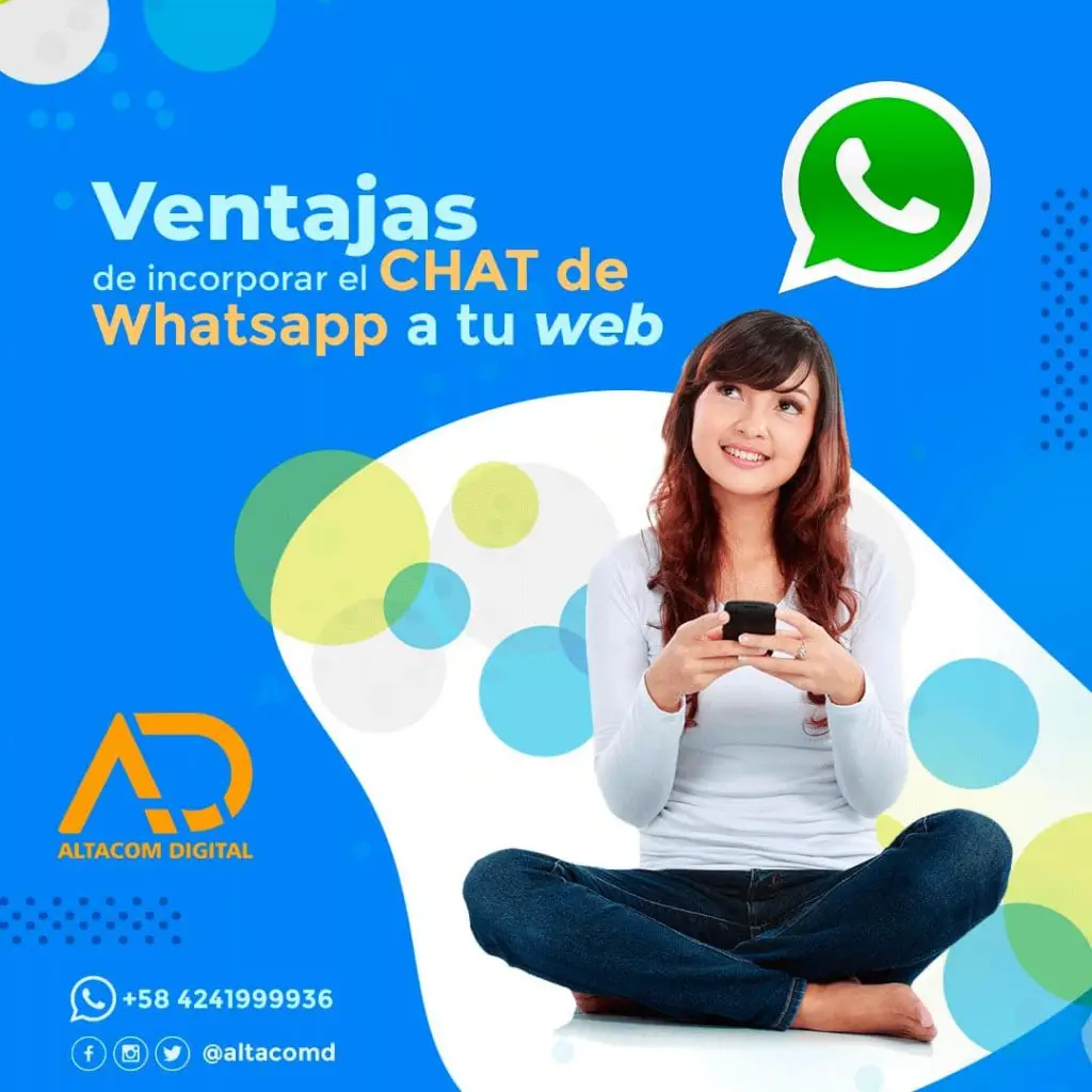 Ventajas del chat de Whatsapp en tu página web