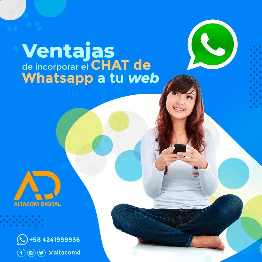 Ventajas del chat de Whatsapp en tu página web