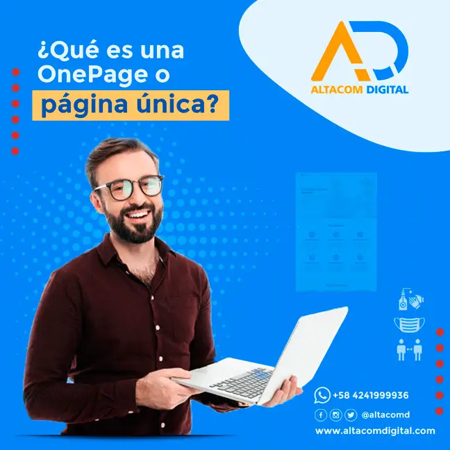 ¿Qué es una One Page o página única?
