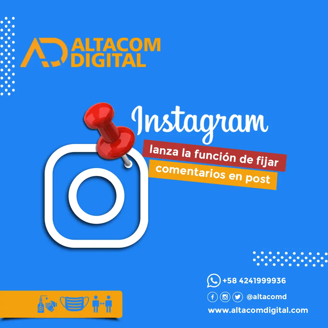 Instagram lanza función de fijar comentarios