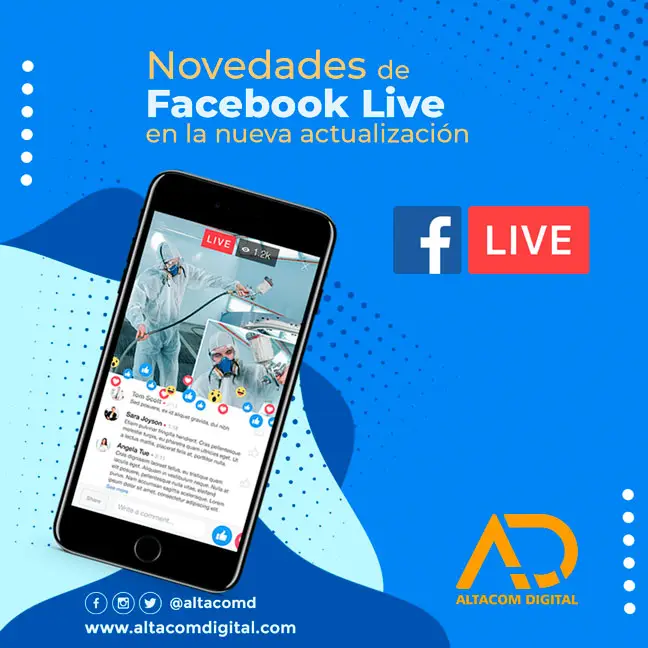 Novedades de facebook live