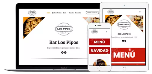 Bar Los Pipos - Diseño de páginas web en Venezuela