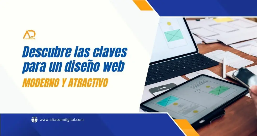 Claves para un diseño de páginas web moderno y atractivo