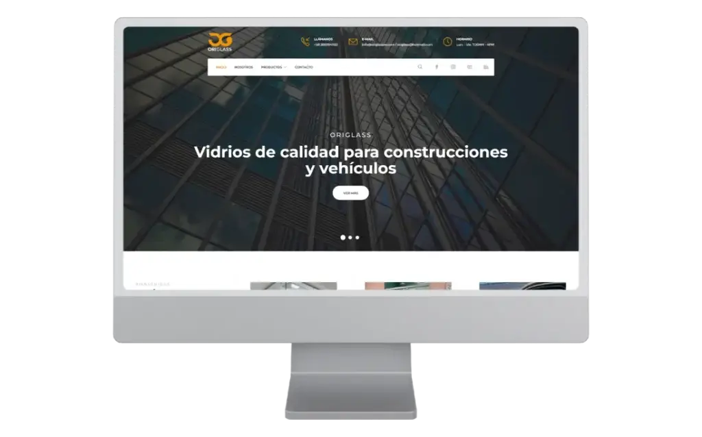 Cliente desarrollo web Origlass