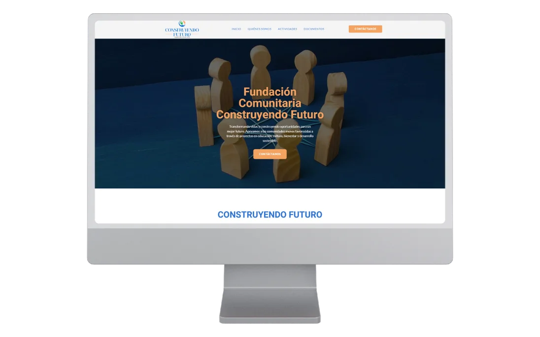 Cliente desarrollo web Construyendo Futuro