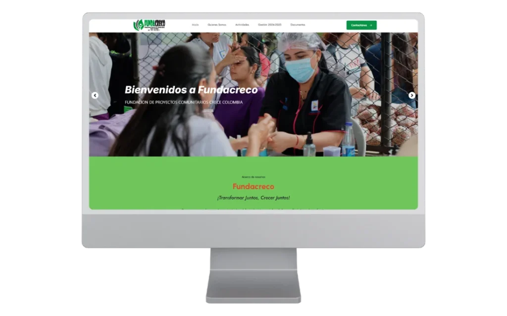 Cliente desarrollo web Fundacreco