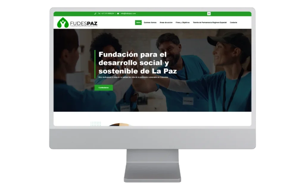 Cliente desarrollo web Fundespaz
