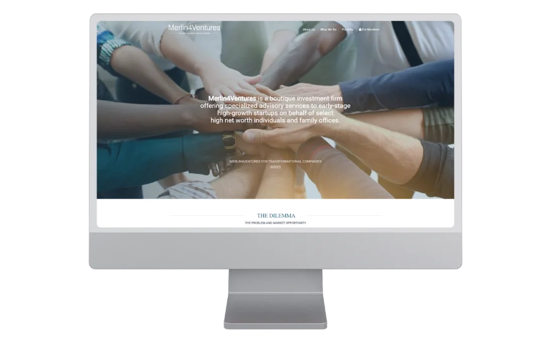 Cliente desarrollo web Merlin Capital