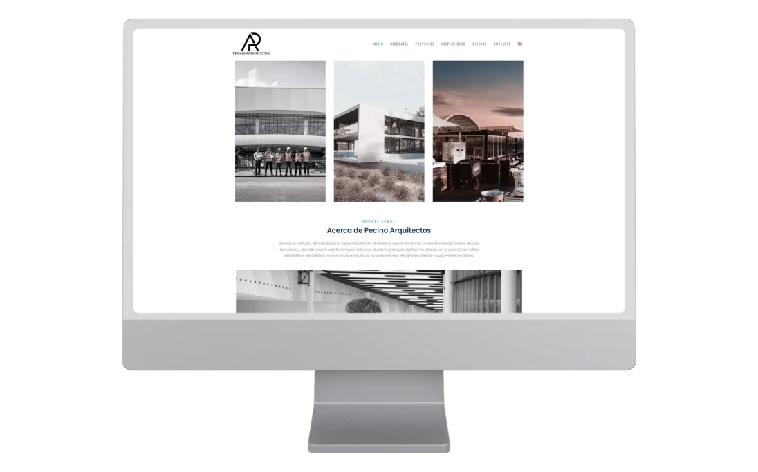 Cliente desarrollo web Pecino Arquitectos