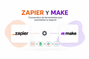 Zapier y Make: comparativa de herramientas de automatización de negocios.