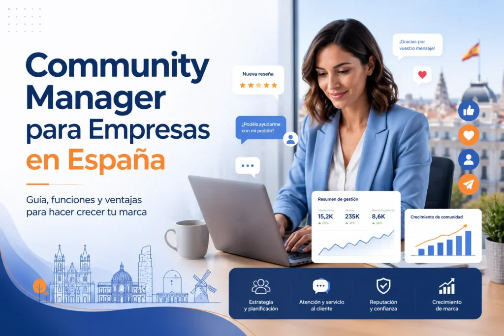 Community Manager para empresas en España.
