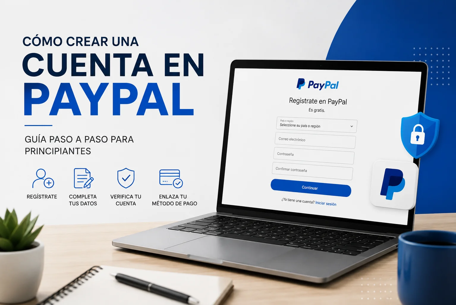 Guía paso a paso para crear una cuenta en PayPal España