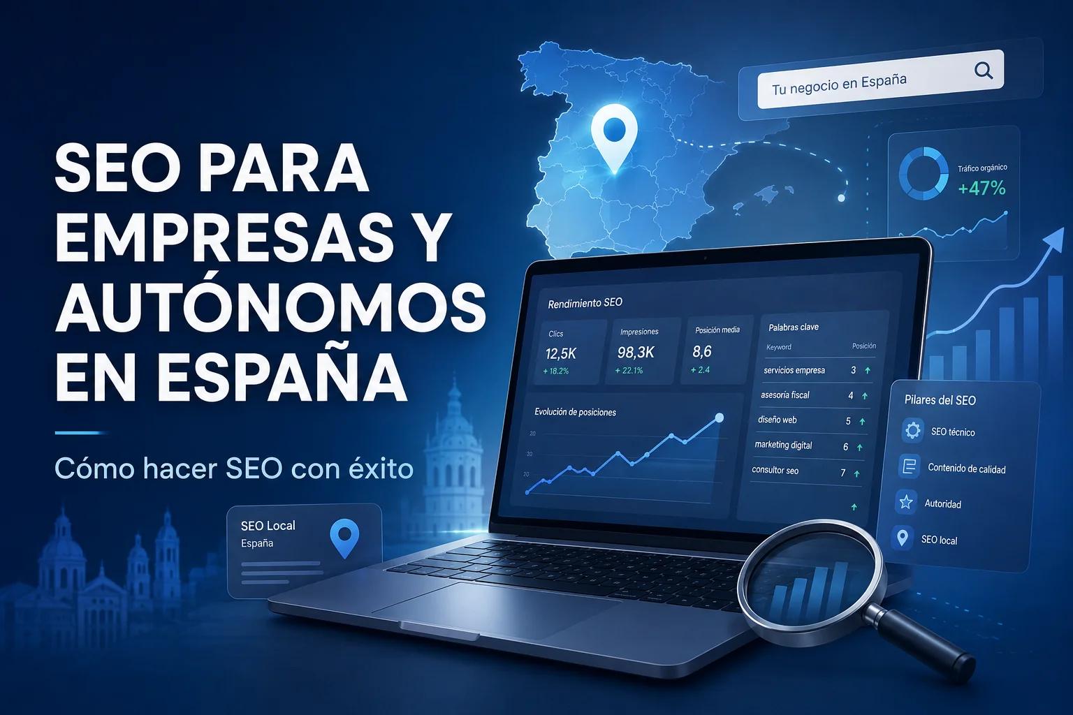SEO para empresas y autónomos en España.